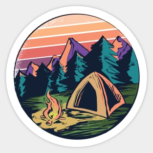 Outdoor Camping Sticker